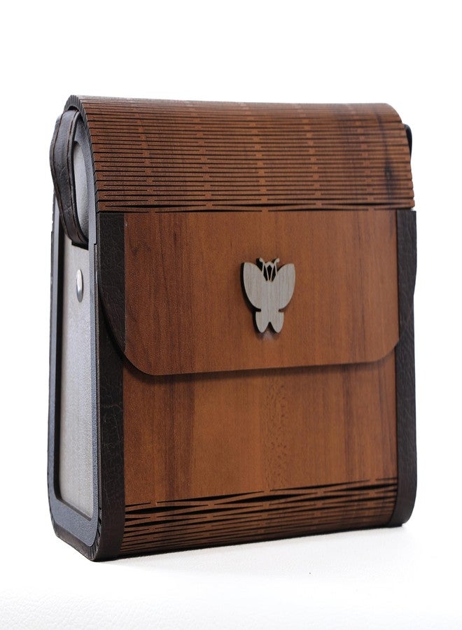 Ramview Stylish Fashionable Wooden Handbag with Detachable Strap Purse for Woman Rectangle Shape Wedding Party Ladies - Image 3